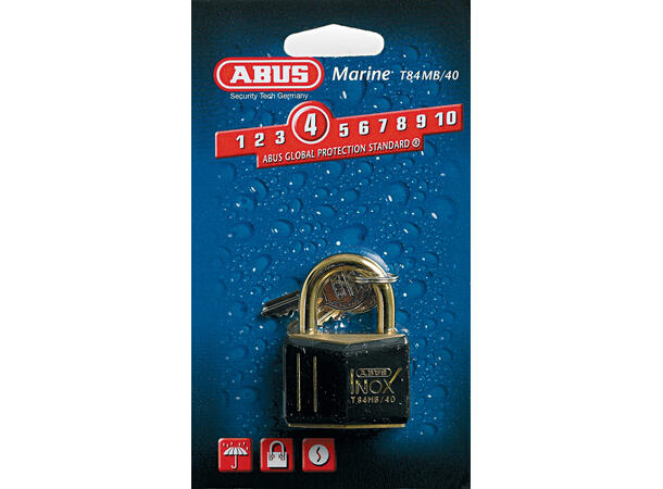 Hengelås Abus Marine - T84MB C/ES - 40 mm 